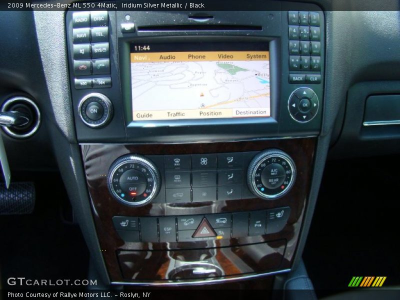 Iridium Silver Metallic / Black 2009 Mercedes-Benz ML 550 4Matic