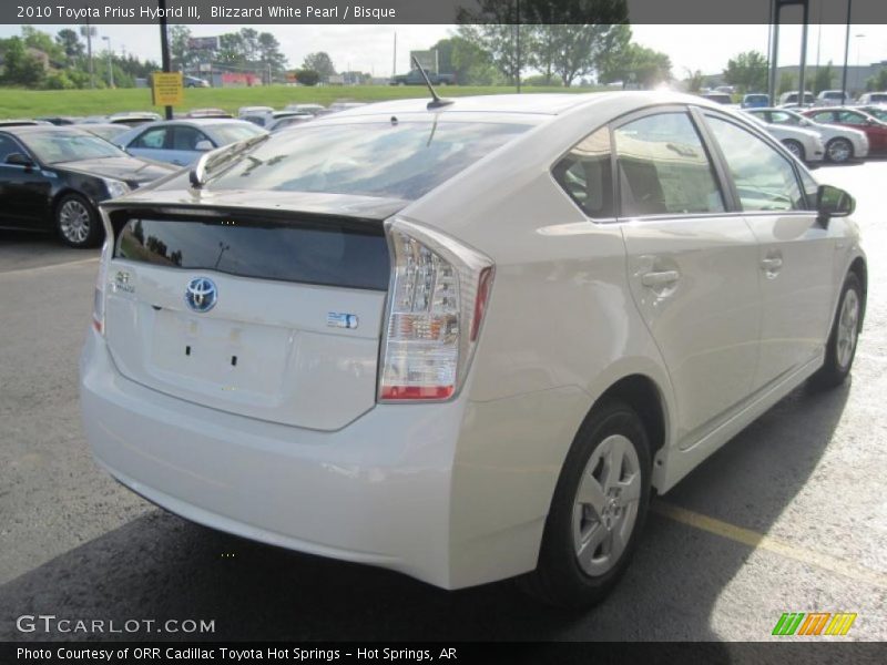 Blizzard White Pearl / Bisque 2010 Toyota Prius Hybrid III