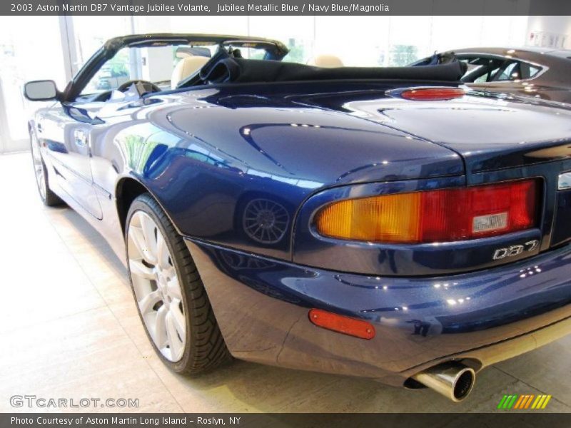 Jubilee Metallic Blue / Navy Blue/Magnolia 2003 Aston Martin DB7 Vantage Jubilee Volante