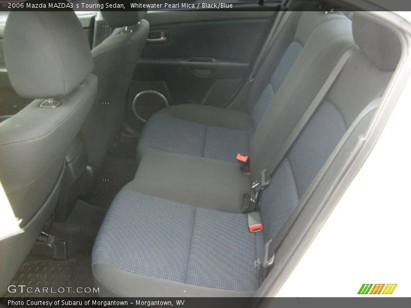 Whitewater Pearl Mica / Black/Blue 2006 Mazda MAZDA3 s Touring Sedan