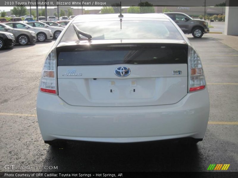 Blizzard White Pearl / Bisque 2010 Toyota Prius Hybrid III
