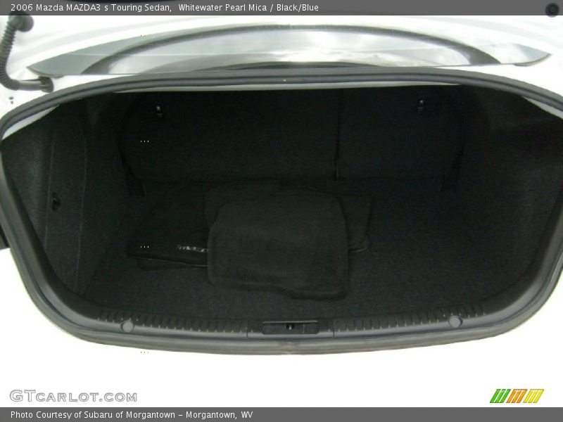 Whitewater Pearl Mica / Black/Blue 2006 Mazda MAZDA3 s Touring Sedan