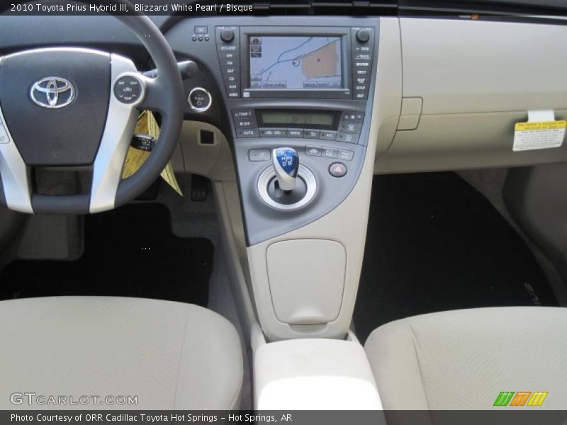 Blizzard White Pearl / Bisque 2010 Toyota Prius Hybrid III