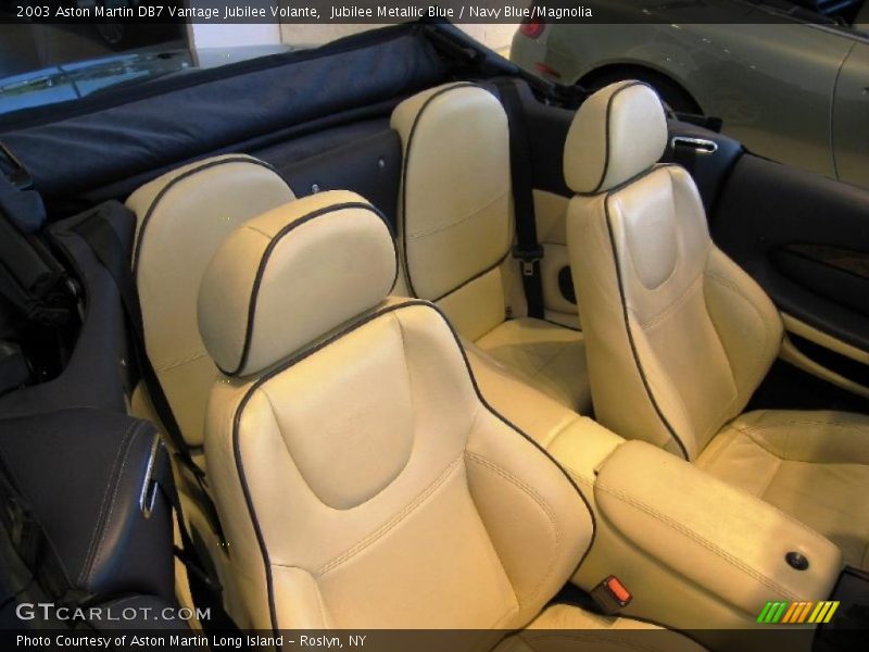 Jubilee Metallic Blue / Navy Blue/Magnolia 2003 Aston Martin DB7 Vantage Jubilee Volante