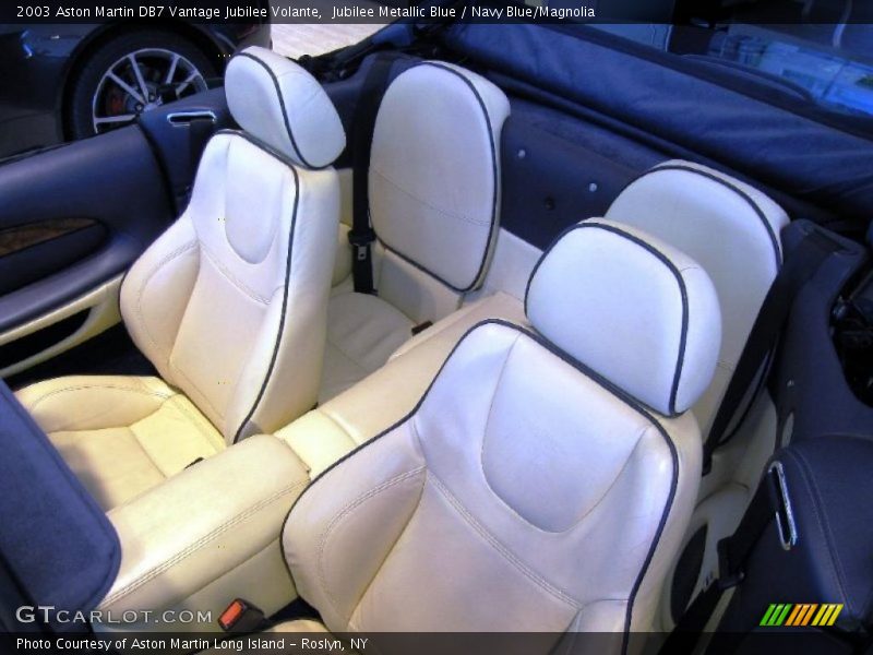 Jubilee Metallic Blue / Navy Blue/Magnolia 2003 Aston Martin DB7 Vantage Jubilee Volante