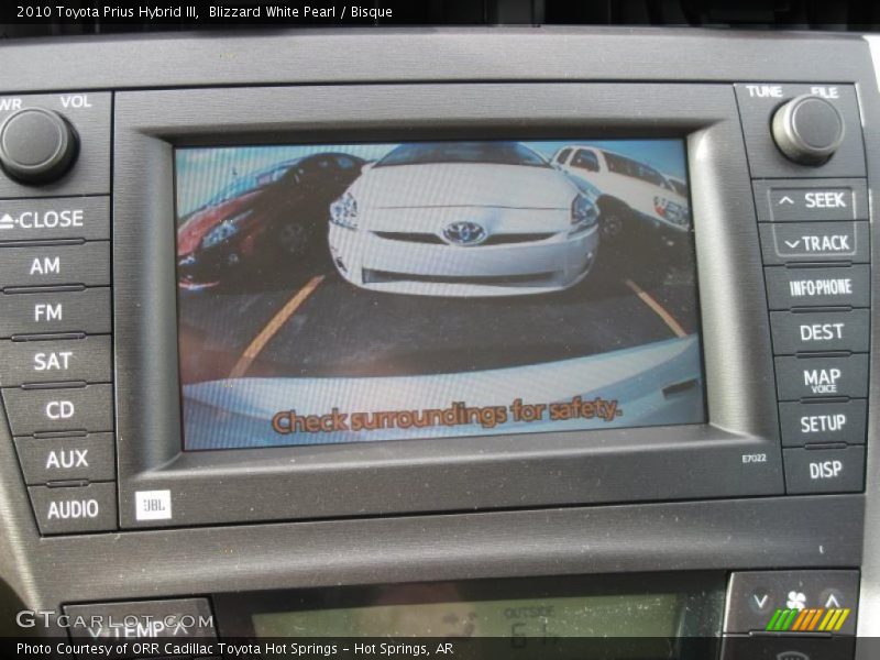 Blizzard White Pearl / Bisque 2010 Toyota Prius Hybrid III