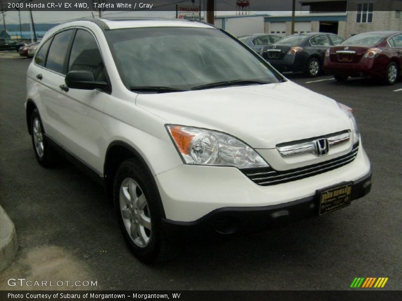 Taffeta White / Gray 2008 Honda CR-V EX 4WD