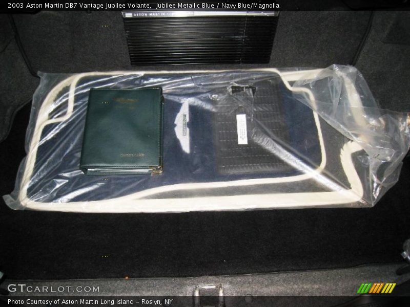Jubilee Metallic Blue / Navy Blue/Magnolia 2003 Aston Martin DB7 Vantage Jubilee Volante