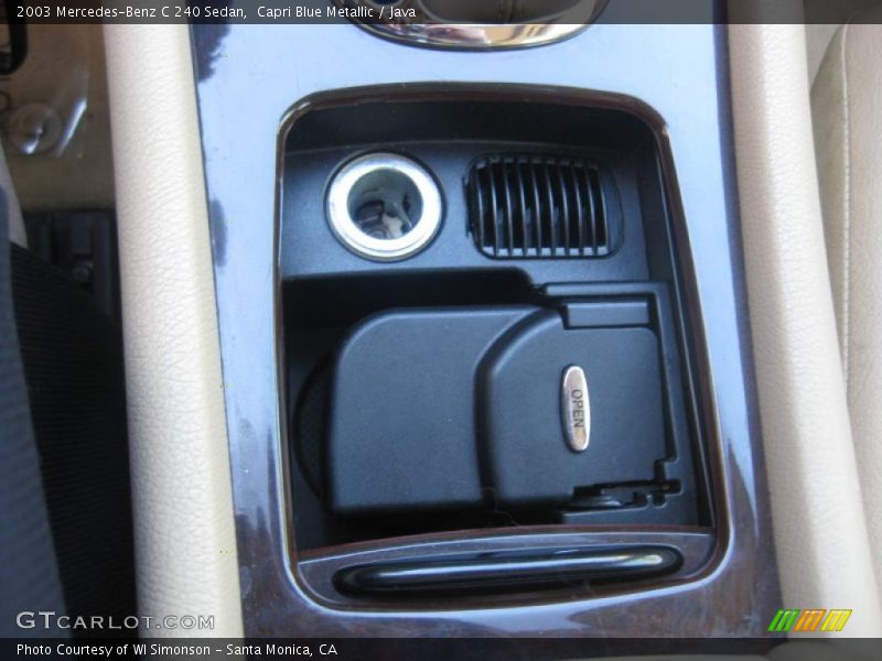 Capri Blue Metallic / Java 2003 Mercedes-Benz C 240 Sedan