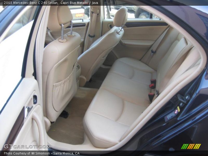 Capri Blue Metallic / Java 2003 Mercedes-Benz C 240 Sedan