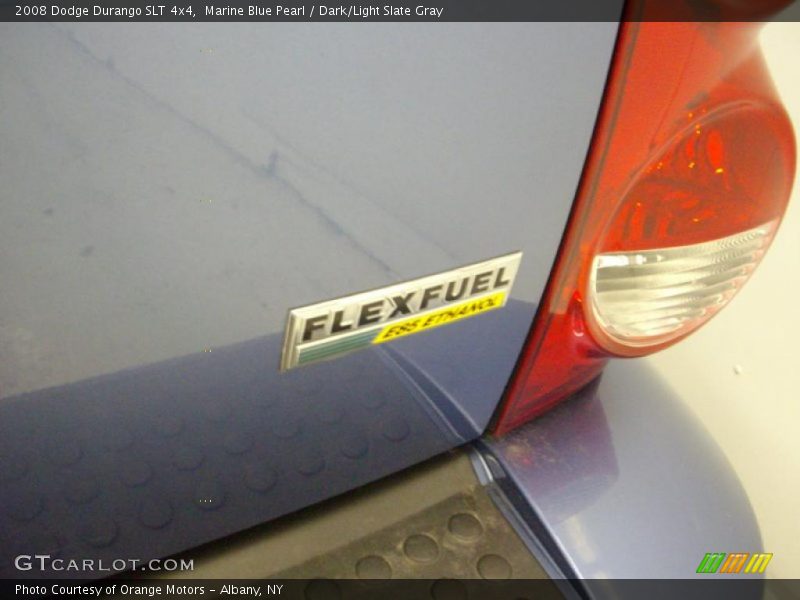 Marine Blue Pearl / Dark/Light Slate Gray 2008 Dodge Durango SLT 4x4