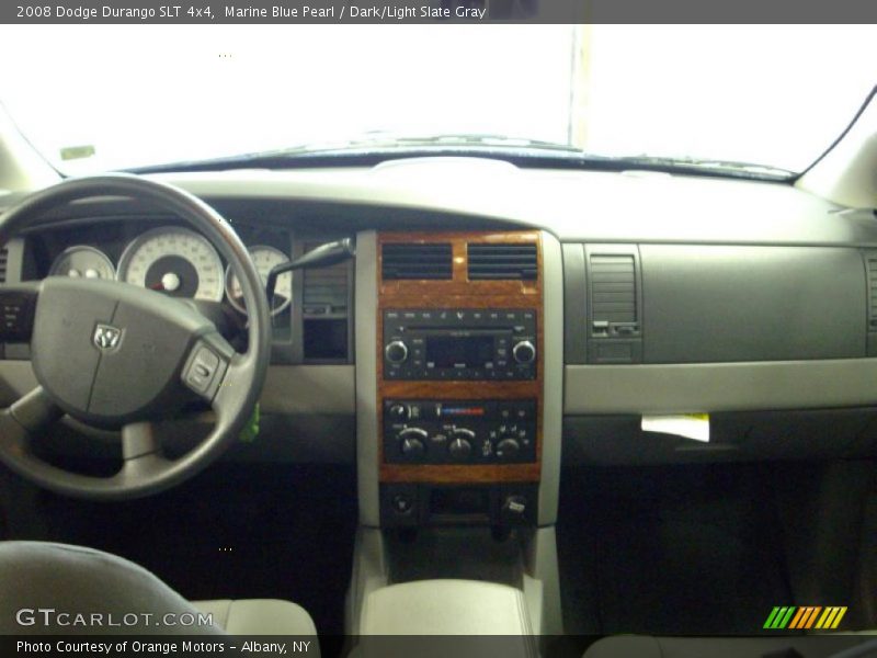 Marine Blue Pearl / Dark/Light Slate Gray 2008 Dodge Durango SLT 4x4