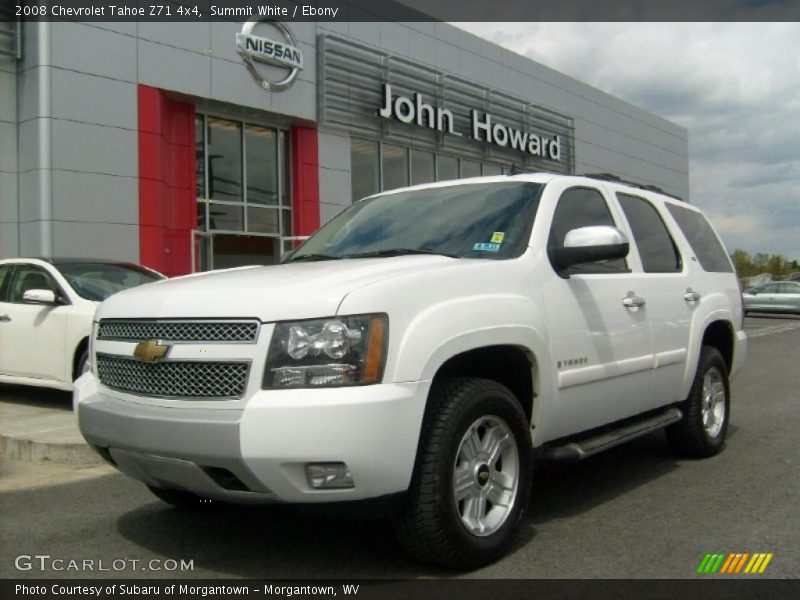 Summit White / Ebony 2008 Chevrolet Tahoe Z71 4x4