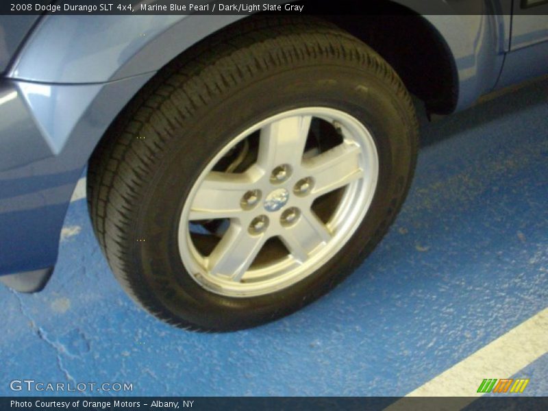 Marine Blue Pearl / Dark/Light Slate Gray 2008 Dodge Durango SLT 4x4