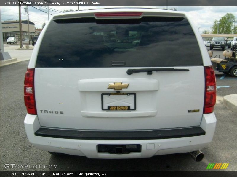 Summit White / Ebony 2008 Chevrolet Tahoe Z71 4x4