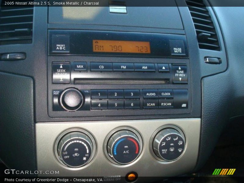 Smoke Metallic / Charcoal 2005 Nissan Altima 2.5 S