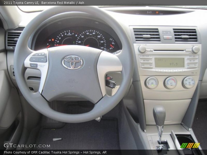 Barcelona Red Metallic / Ash 2011 Toyota Camry LE