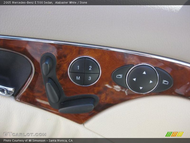 Alabaster White / Stone 2005 Mercedes-Benz E 500 Sedan