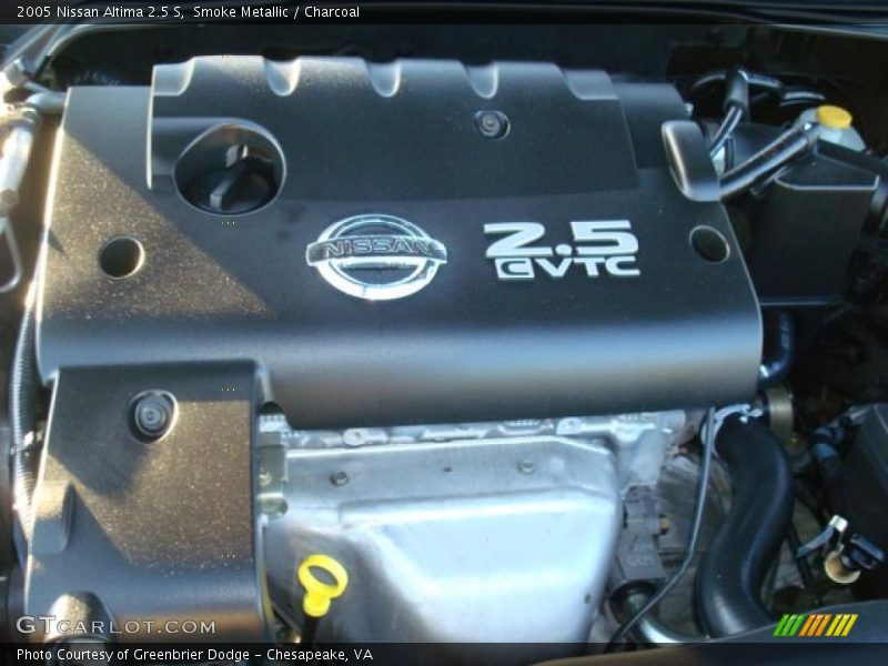 Smoke Metallic / Charcoal 2005 Nissan Altima 2.5 S