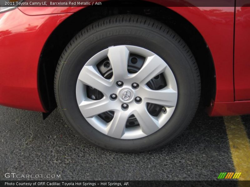Barcelona Red Metallic / Ash 2011 Toyota Camry LE