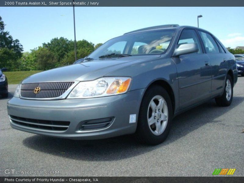 Silver Spruce Metallic / Ivory 2000 Toyota Avalon XL