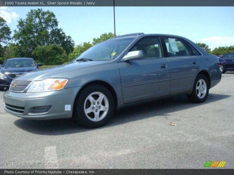Silver Spruce Metallic / Ivory 2000 Toyota Avalon XL