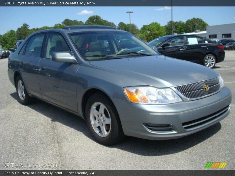 Silver Spruce Metallic / Ivory 2000 Toyota Avalon XL