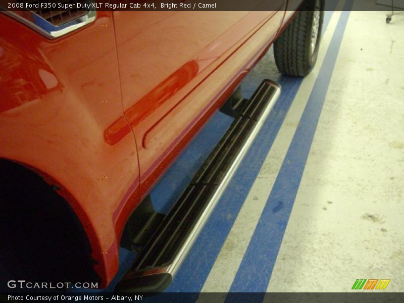 Bright Red / Camel 2008 Ford F350 Super Duty XLT Regular Cab 4x4