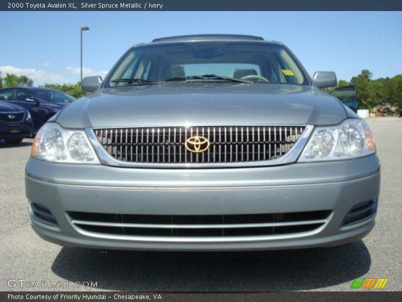 Silver Spruce Metallic / Ivory 2000 Toyota Avalon XL
