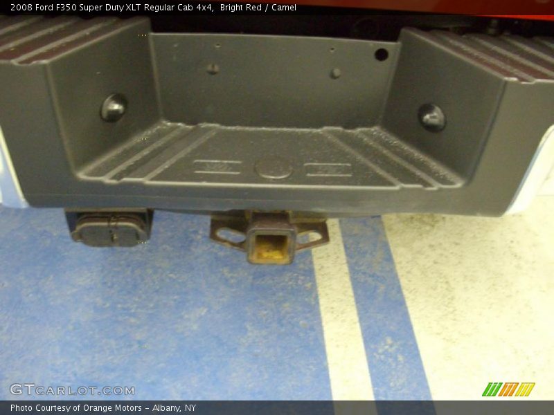 Bright Red / Camel 2008 Ford F350 Super Duty XLT Regular Cab 4x4