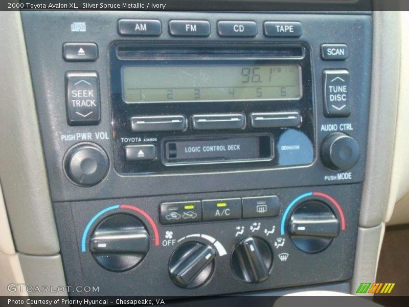 Silver Spruce Metallic / Ivory 2000 Toyota Avalon XL