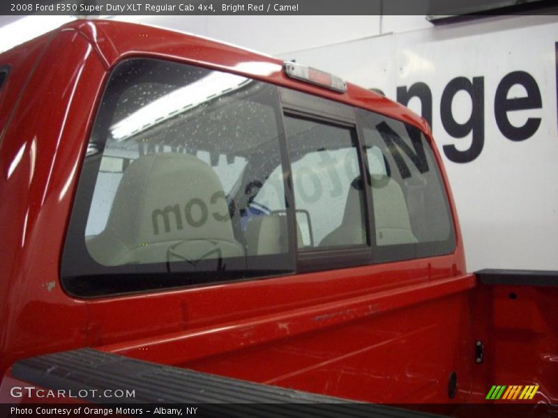 Bright Red / Camel 2008 Ford F350 Super Duty XLT Regular Cab 4x4