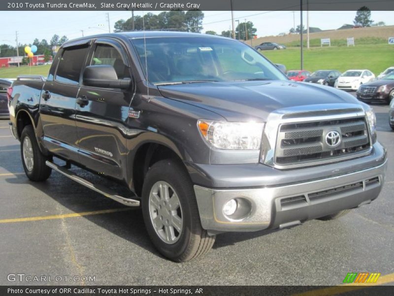 Slate Gray Metallic / Graphite Gray 2010 Toyota Tundra CrewMax