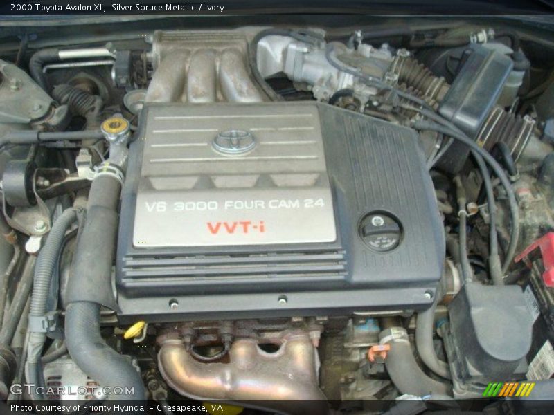 Silver Spruce Metallic / Ivory 2000 Toyota Avalon XL
