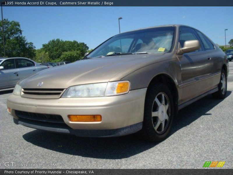 Cashmere Silver Metallic / Beige 1995 Honda Accord EX Coupe