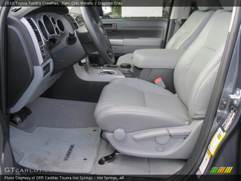Slate Gray Metallic / Graphite Gray 2010 Toyota Tundra CrewMax