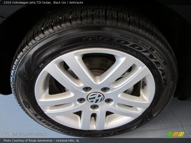 Black Uni / Anthracite 2009 Volkswagen Jetta TDI Sedan