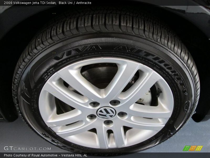 Black Uni / Anthracite 2009 Volkswagen Jetta TDI Sedan