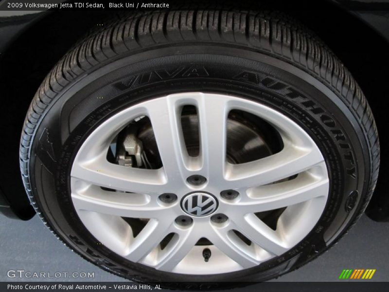 Black Uni / Anthracite 2009 Volkswagen Jetta TDI Sedan