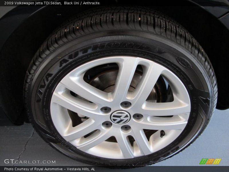 Black Uni / Anthracite 2009 Volkswagen Jetta TDI Sedan