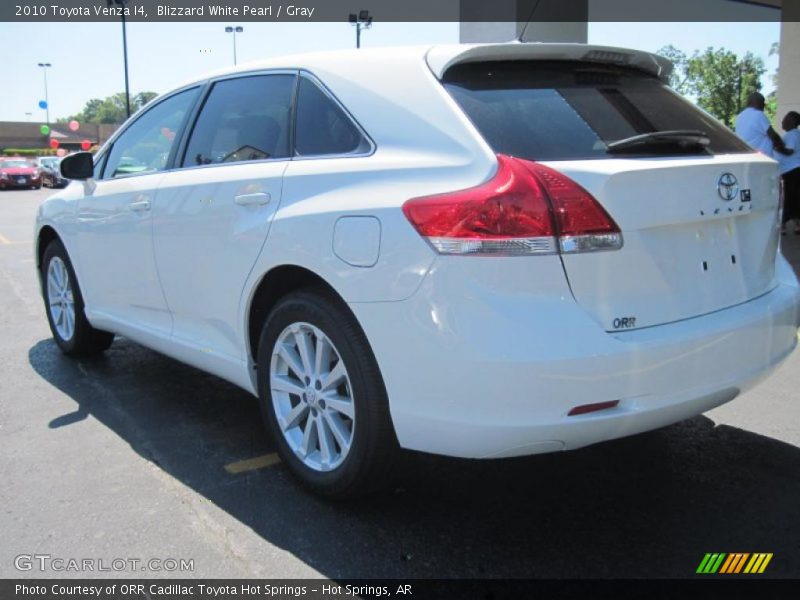 Blizzard White Pearl / Gray 2010 Toyota Venza I4
