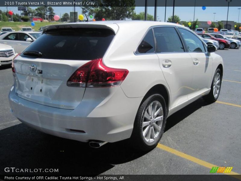 Blizzard White Pearl / Gray 2010 Toyota Venza I4