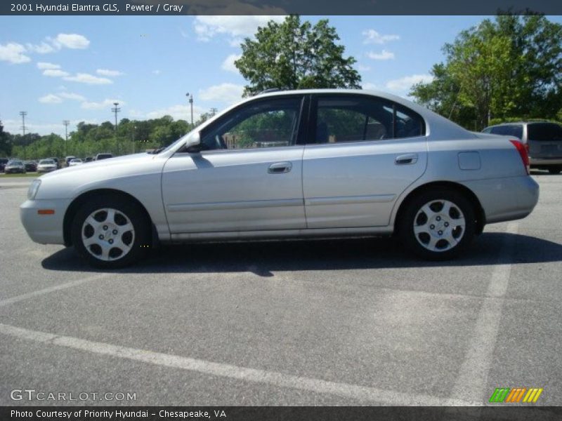 Pewter / Gray 2001 Hyundai Elantra GLS