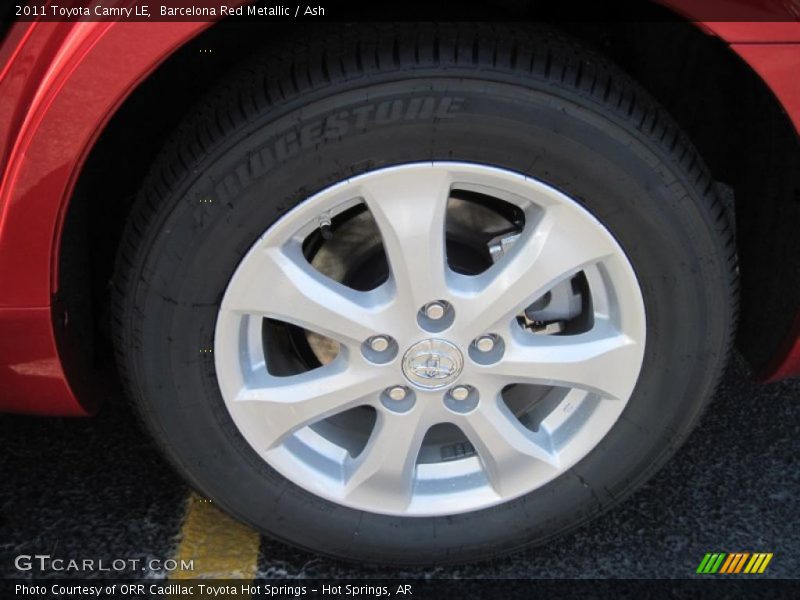 Barcelona Red Metallic / Ash 2011 Toyota Camry LE