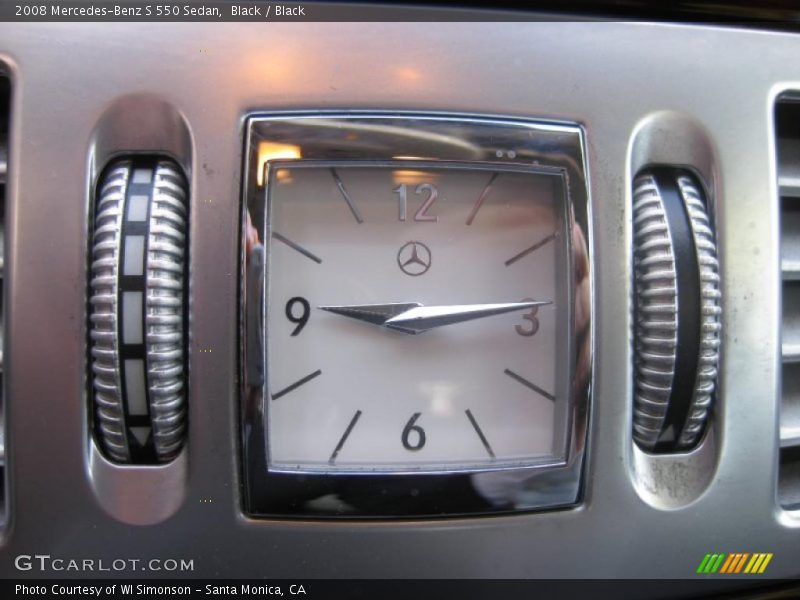Black / Black 2008 Mercedes-Benz S 550 Sedan