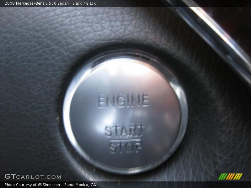 Black / Black 2008 Mercedes-Benz S 550 Sedan