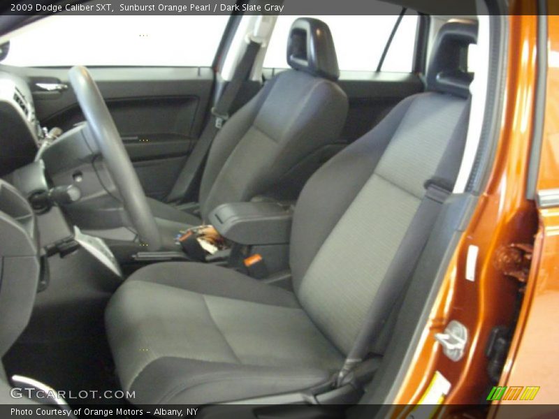 Sunburst Orange Pearl / Dark Slate Gray 2009 Dodge Caliber SXT