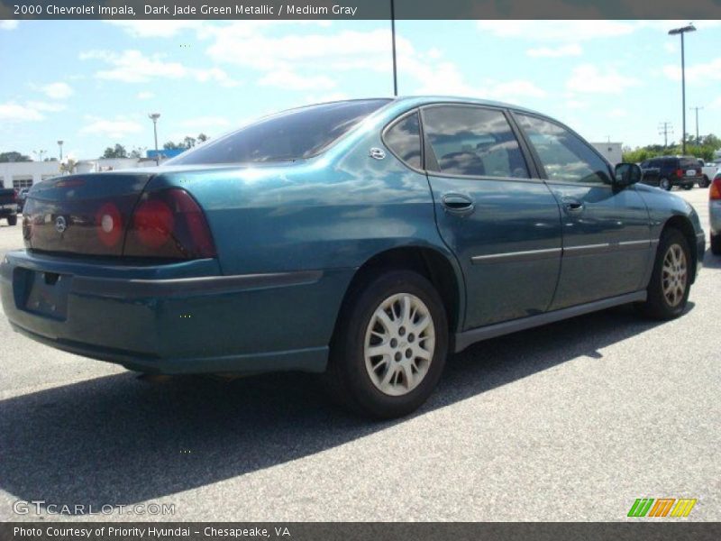 Dark Jade Green Metallic / Medium Gray 2000 Chevrolet Impala