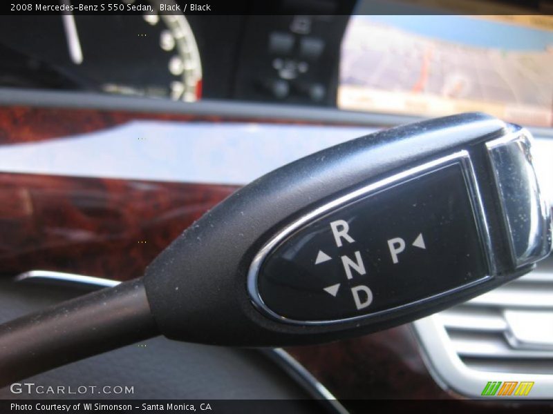 Black / Black 2008 Mercedes-Benz S 550 Sedan