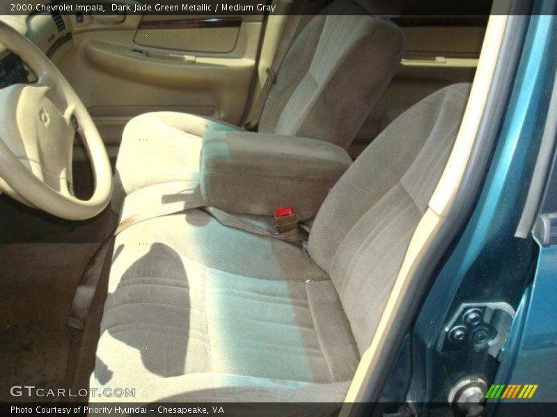 Dark Jade Green Metallic / Medium Gray 2000 Chevrolet Impala